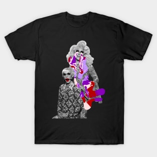 Trixie Mattel And Katya zamolodchikova Trippy Purple Single Tears Halloween Design 1 T-Shirt